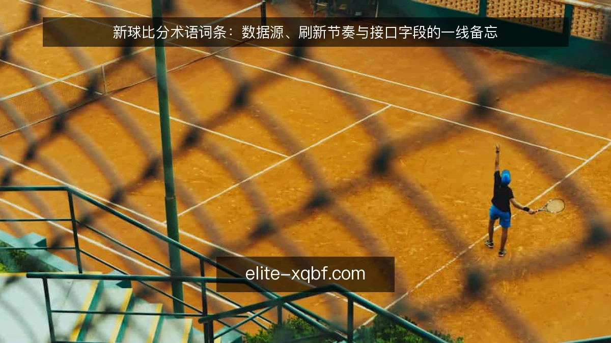 新球比分术语词条：数据源、刷新节奏与接口字段的一线备忘